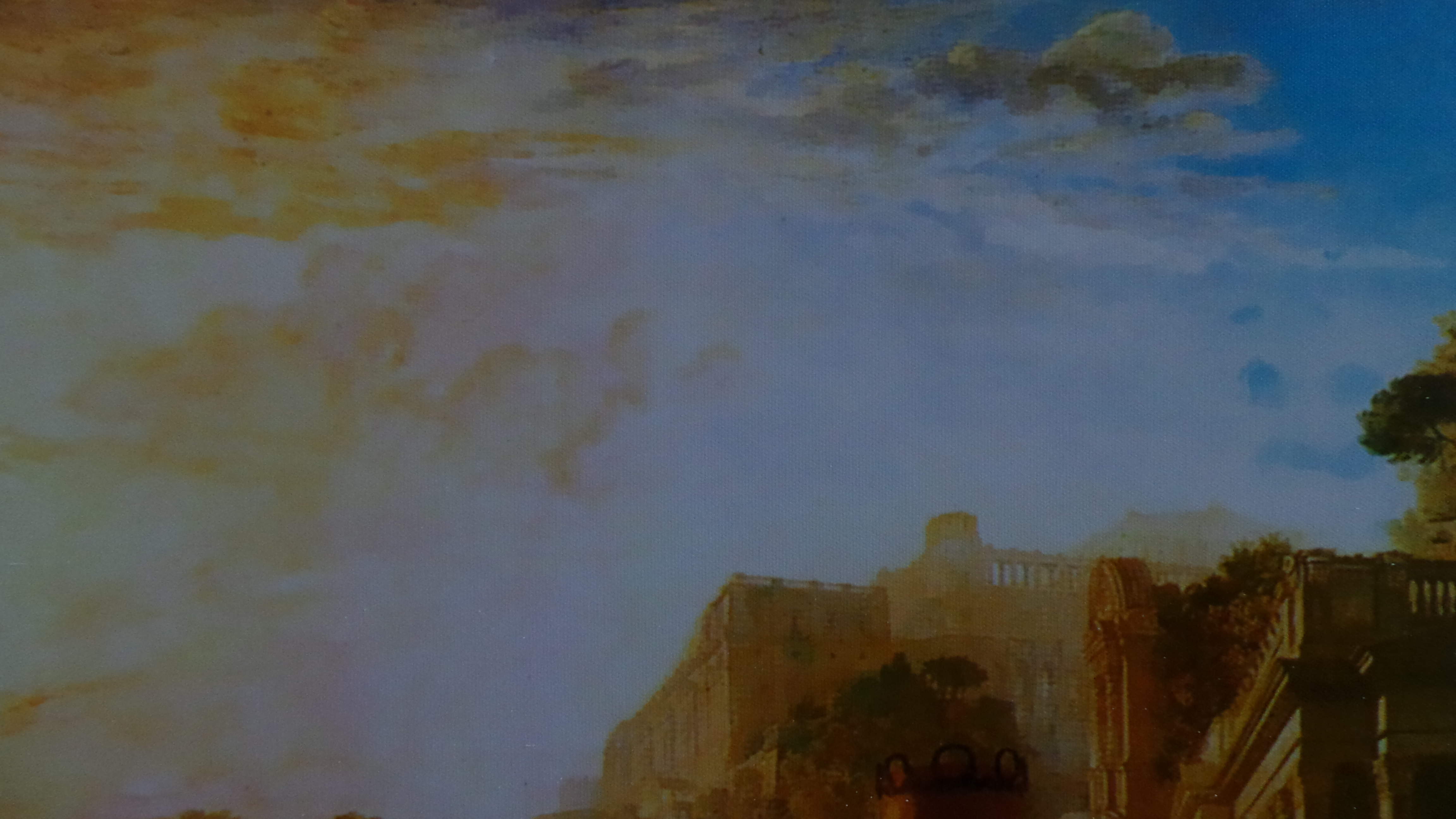 OLD MASTERS. Joseph M.W. Turner - Decline of Carthaginian Empire(1817). GICLEE PRINT