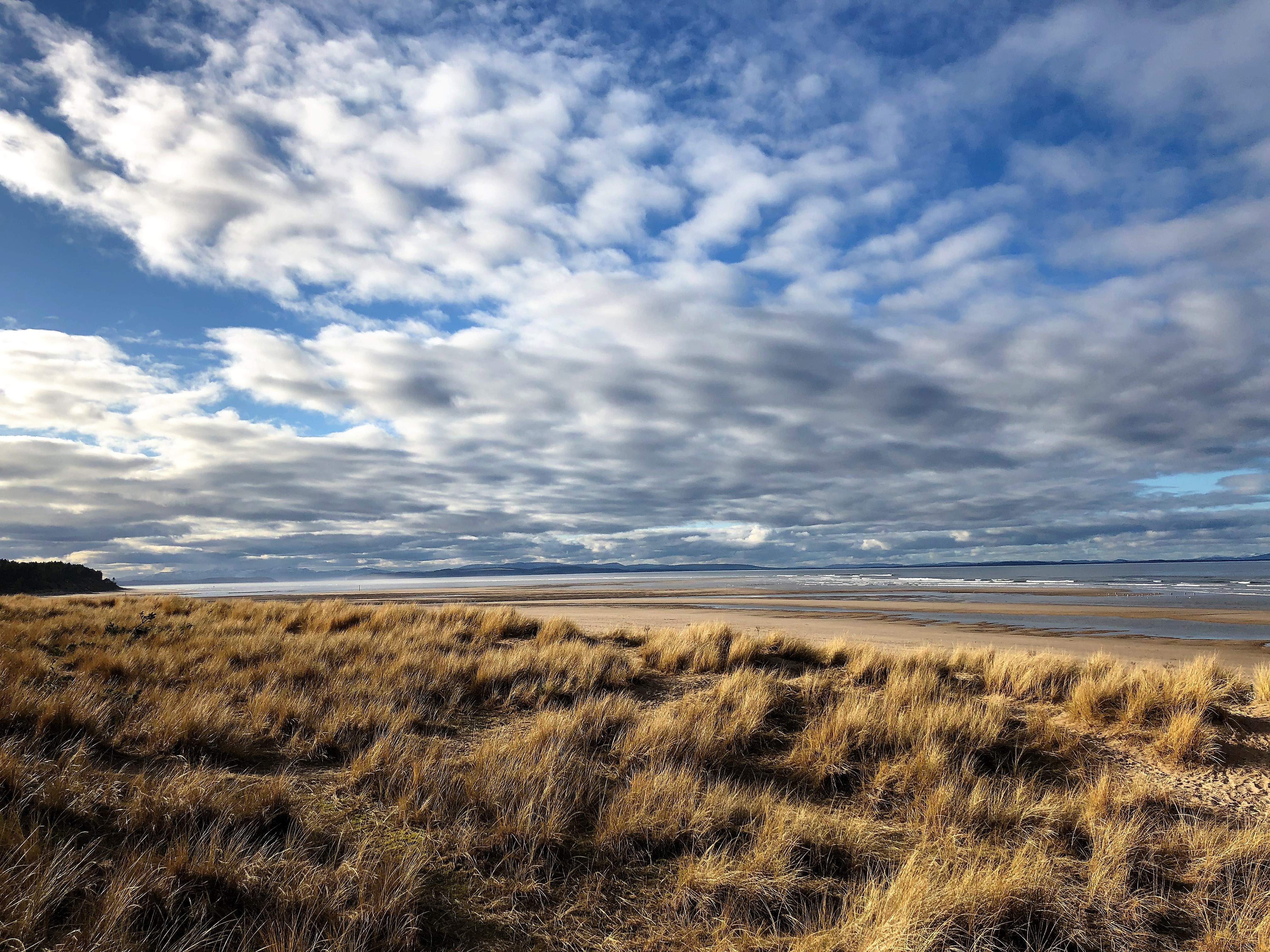 The sand dunes of Findhorn Beach
