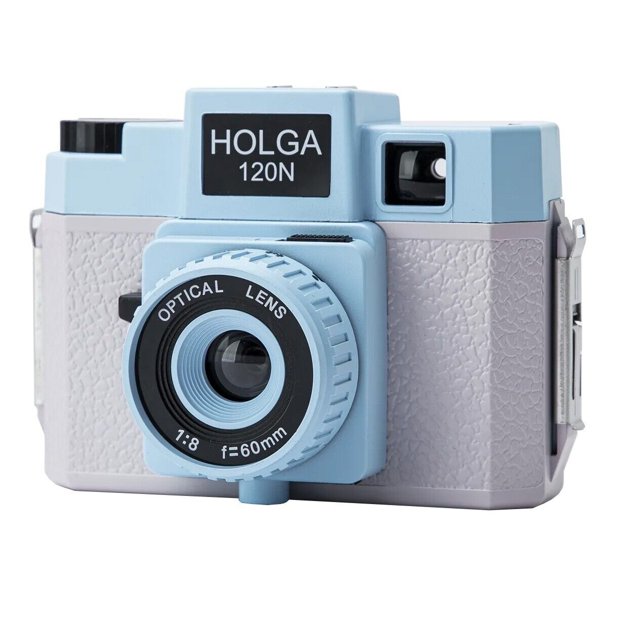 HOLGA 120N Grey Blue Format Film Camera