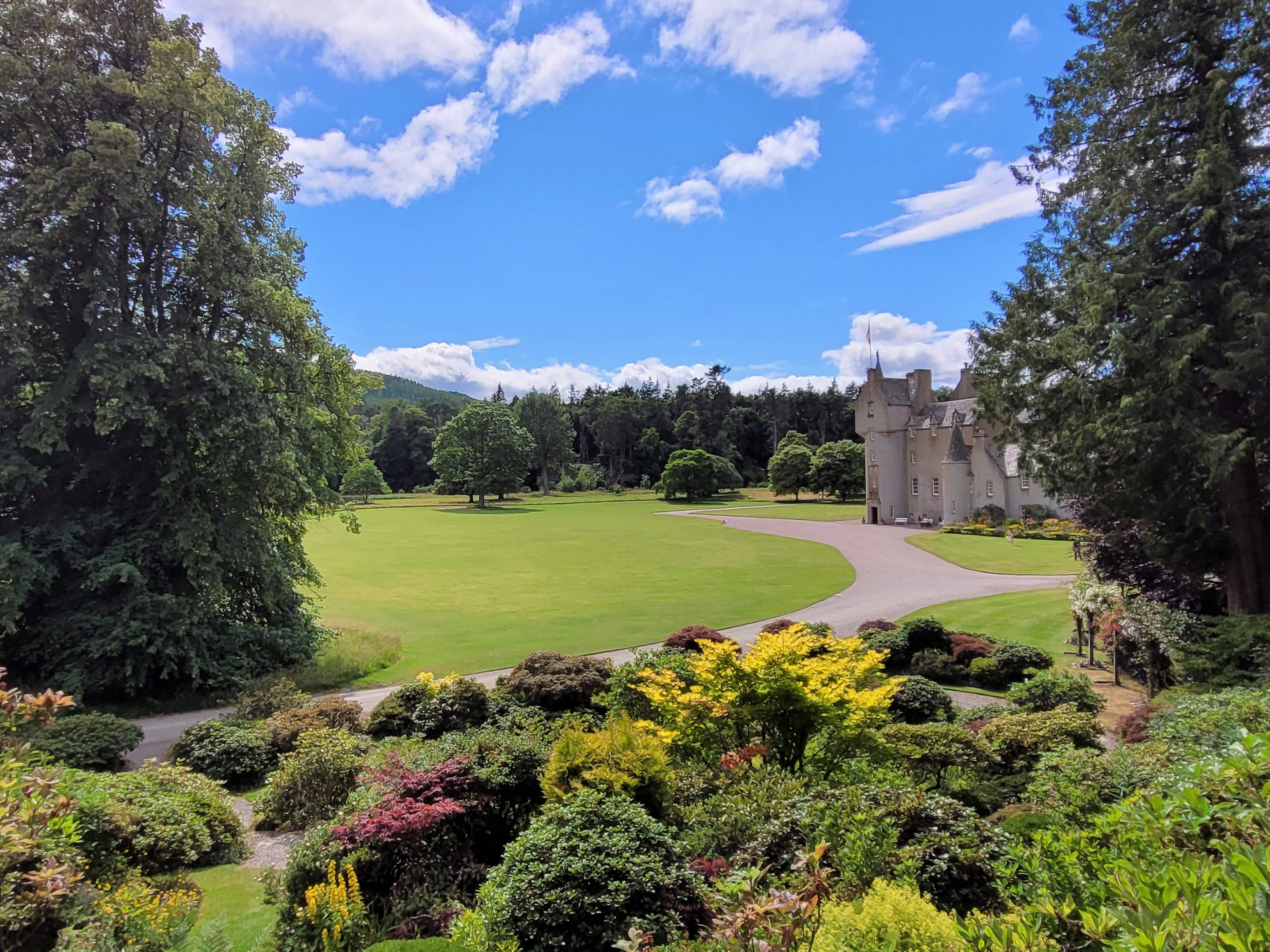 The beautiful gardens of Ballindalloch Castle