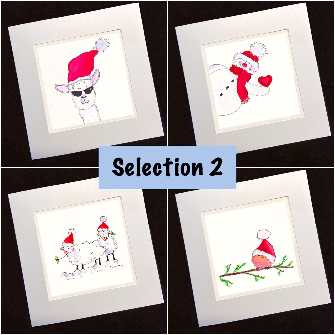 Card selection packs CHRISTMAS: 4 cards for £10 - Free P&P 8 cards +