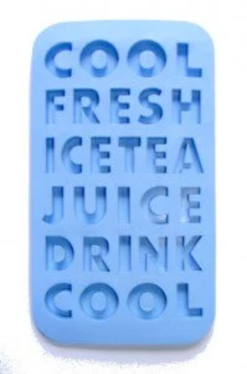 Cool rubber ice tray- Lagoon blue