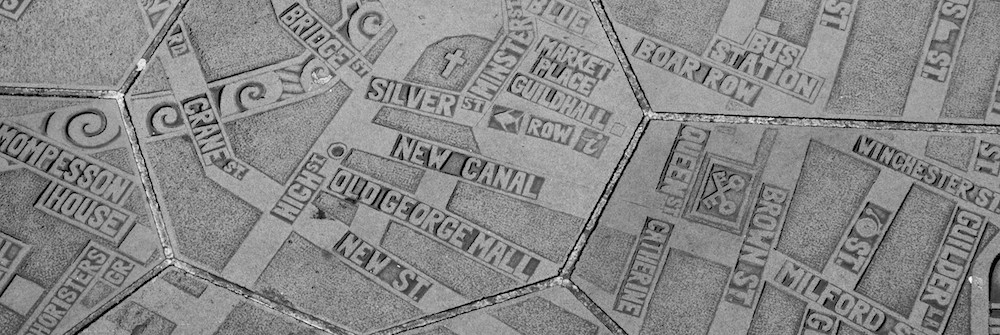 Old street map of Salisbury