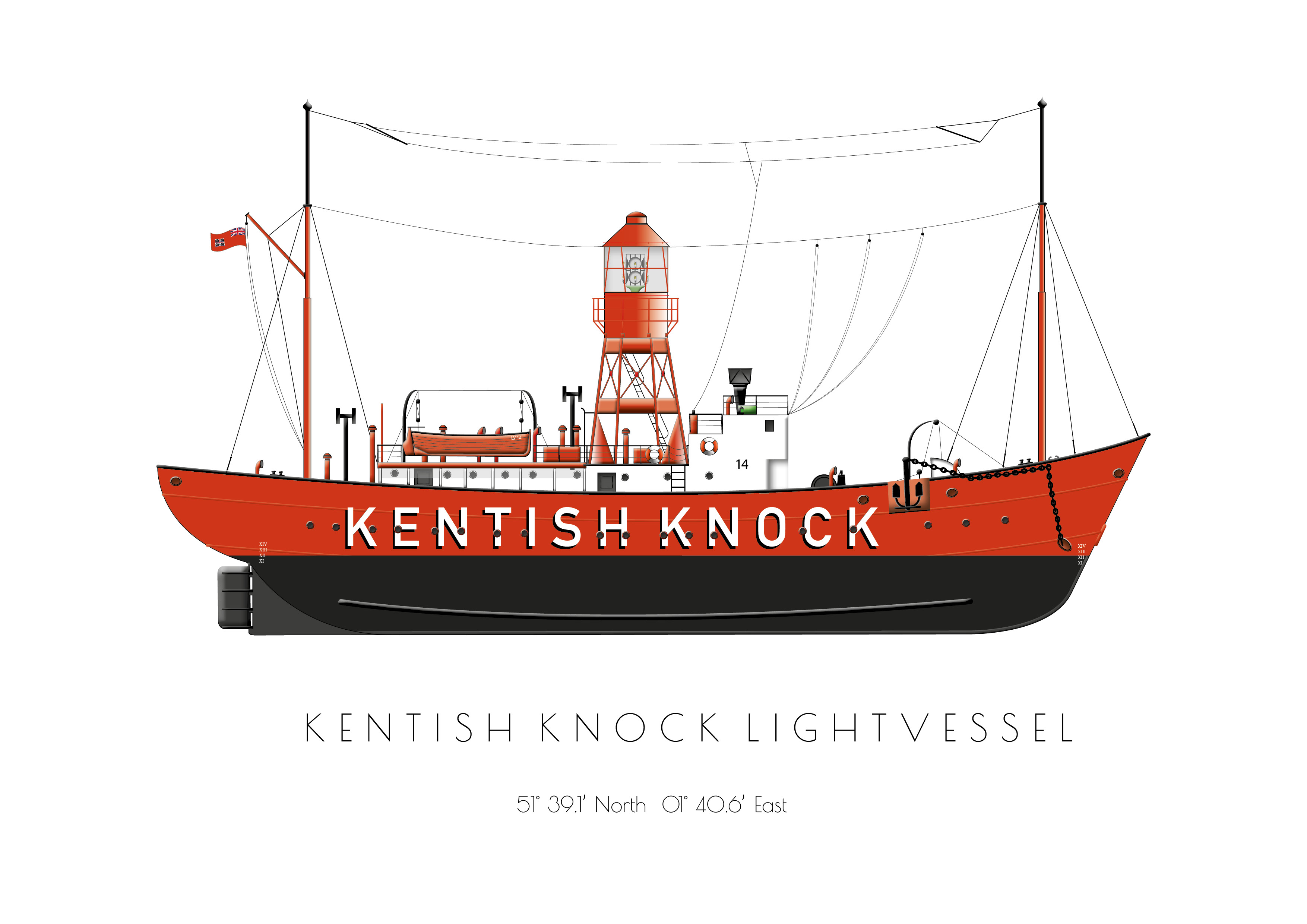 Lightship/ Lightvessel single postcards and packs