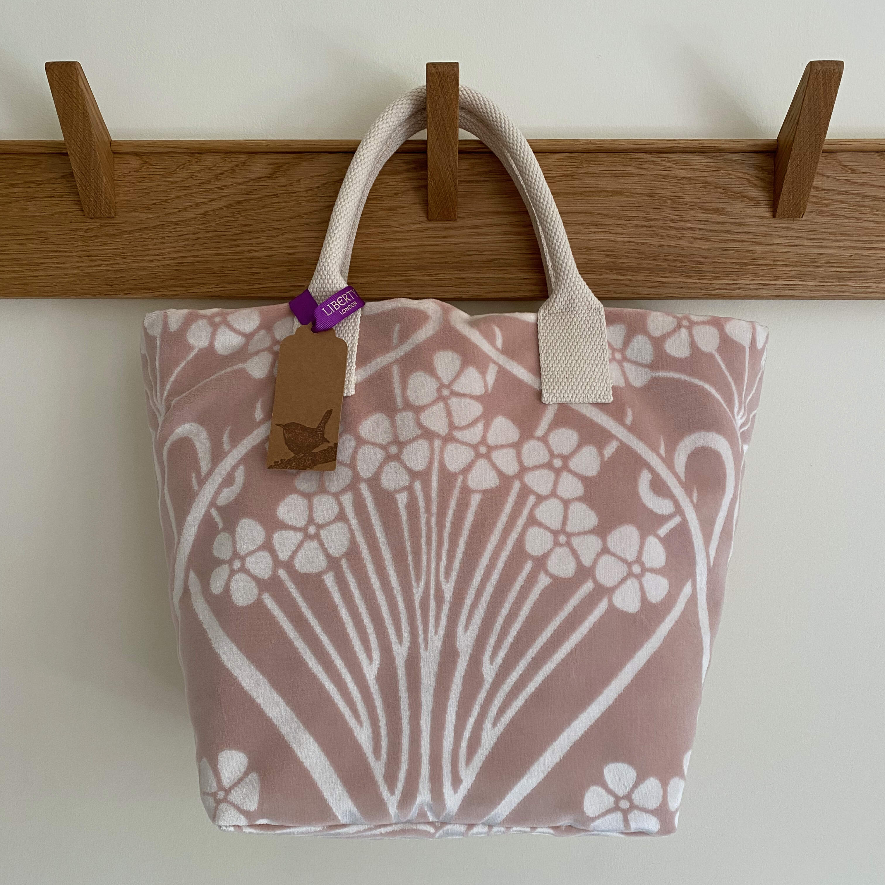 Liberty Velvet - Pink Ianthe Tote Bag