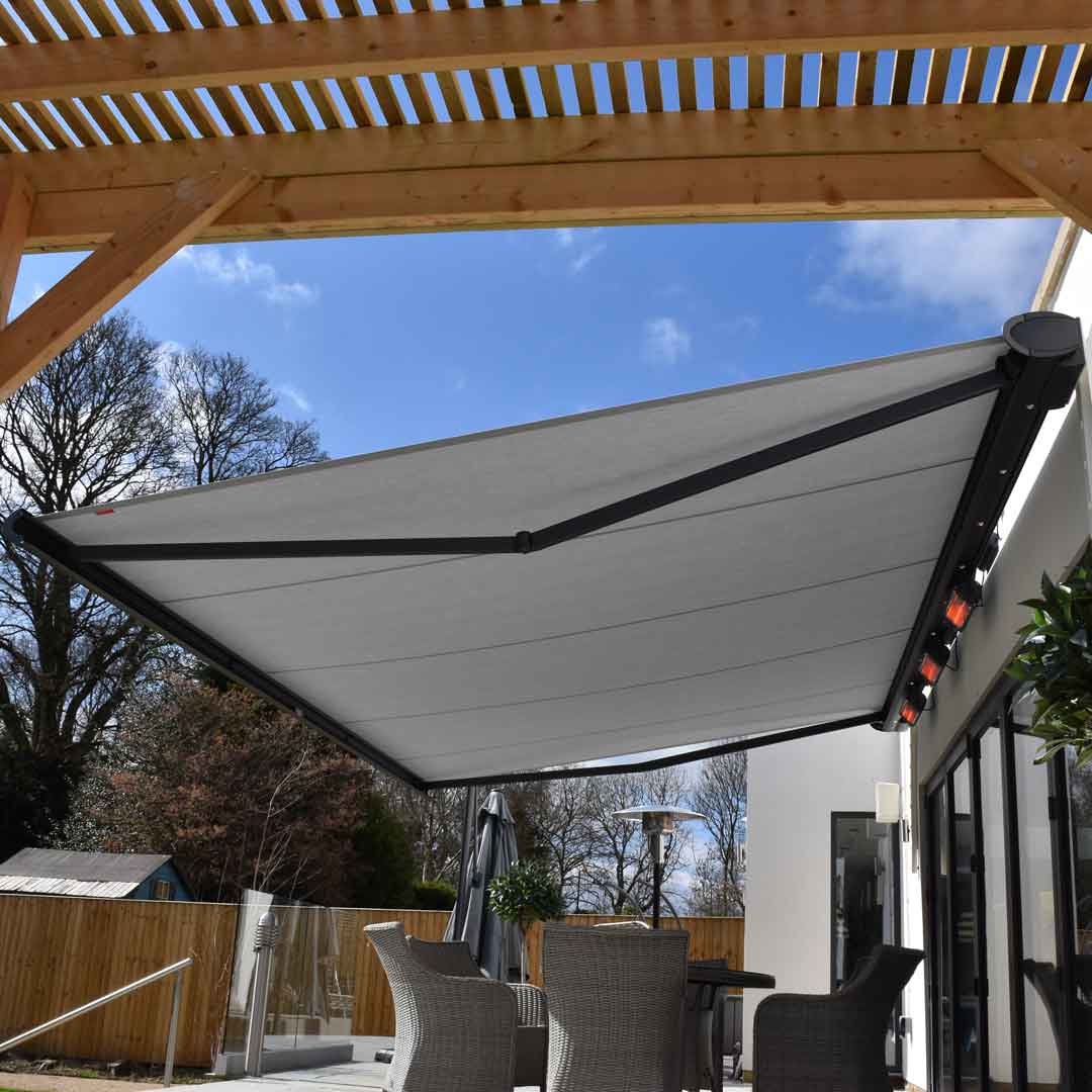 Opal Awning with lights and heaters