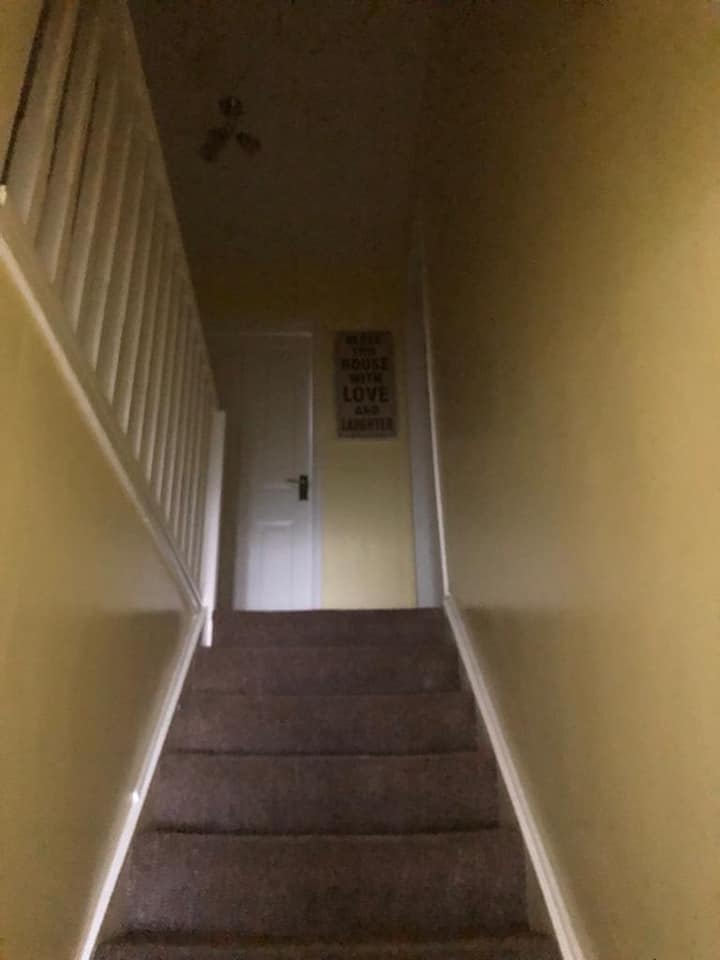 Staircase before sunlight