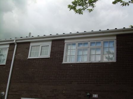 New gutter, down pipes and fascia's