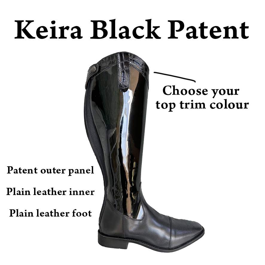 CUSTOM Patent Leather Keira Dress Boot