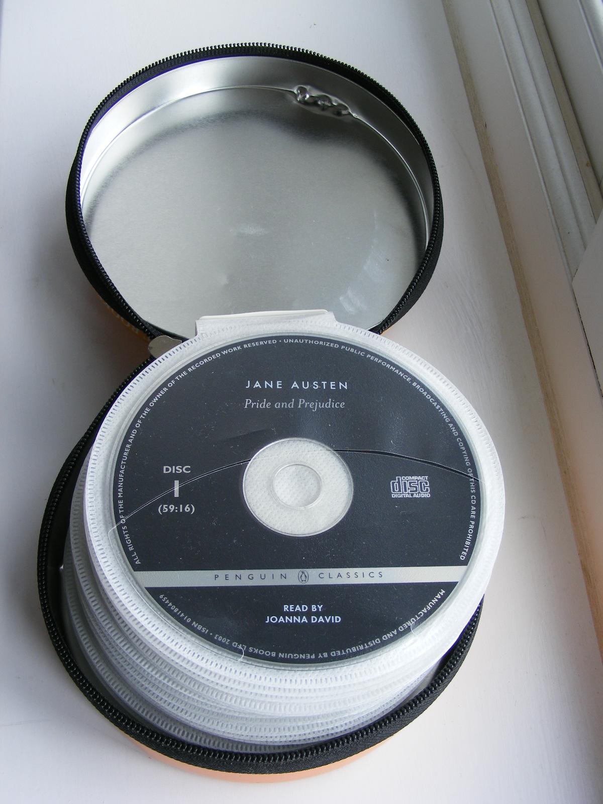 10 Penguin Classics on 45 CDs Audio Books in Storage Tin