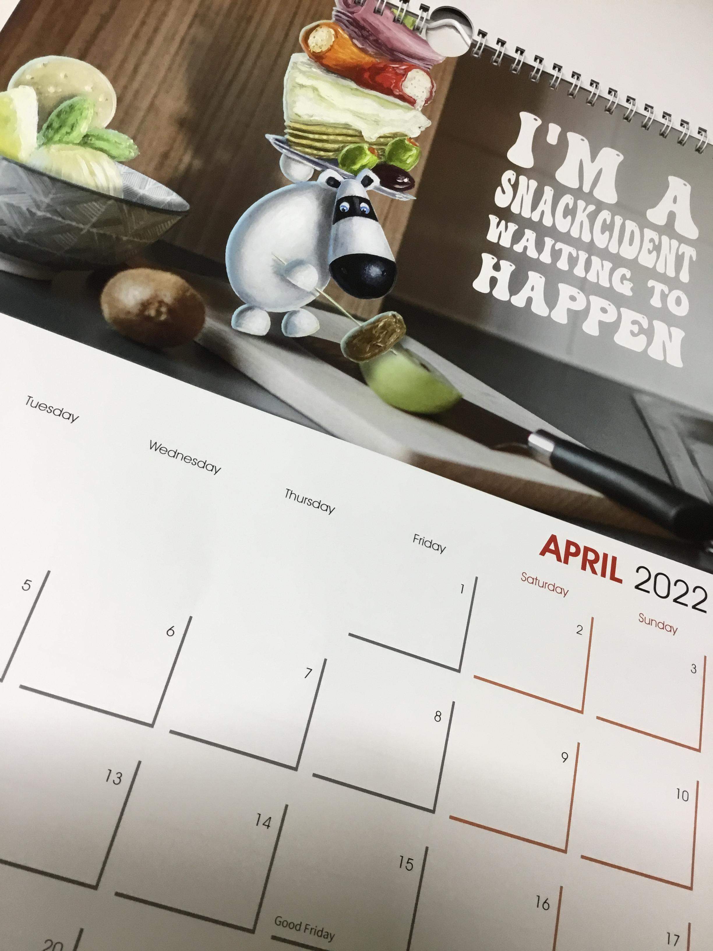 Impossimal Calendar 2022 - Just Plain Nuts