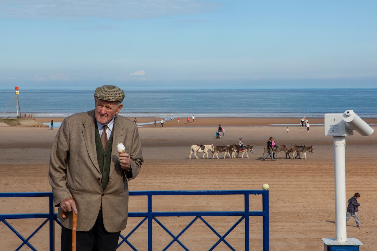 Old man at Seaside