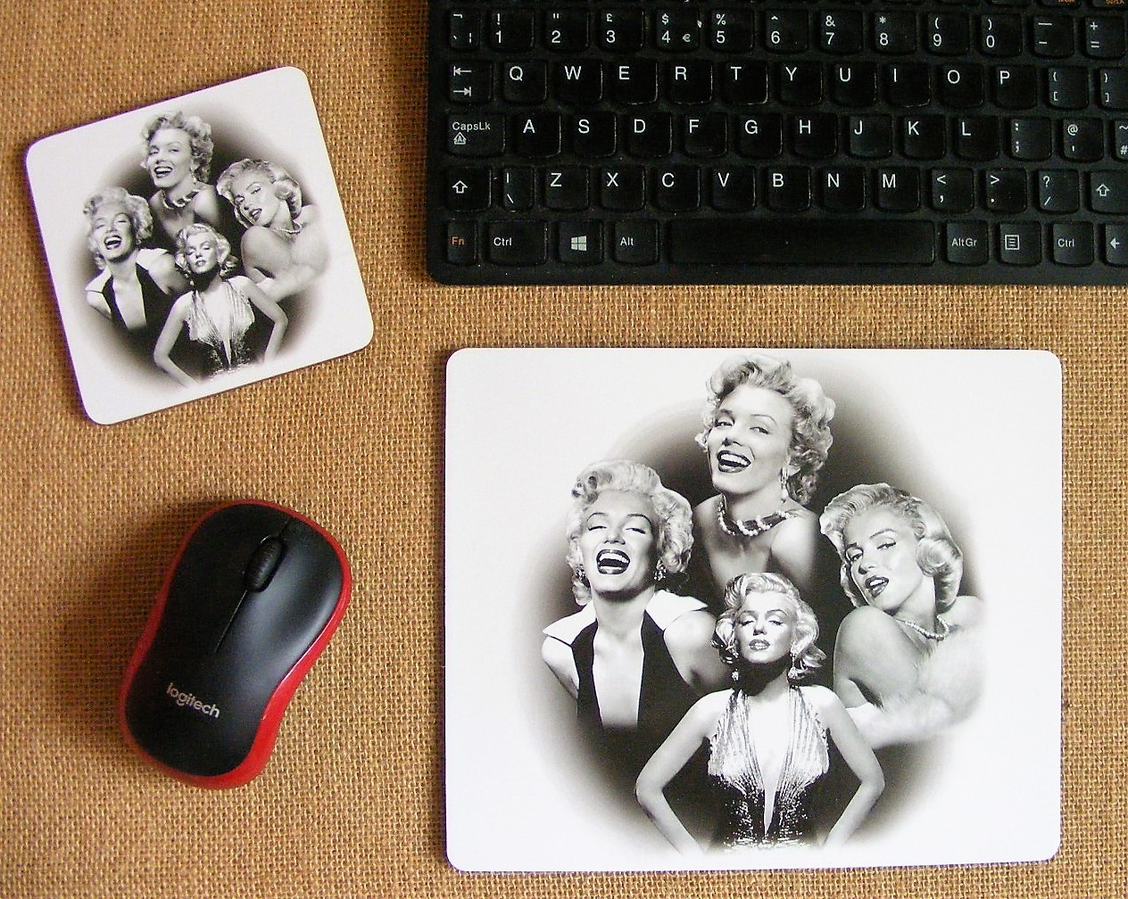 Marilyn Monroe Mouse Mat & Coaster