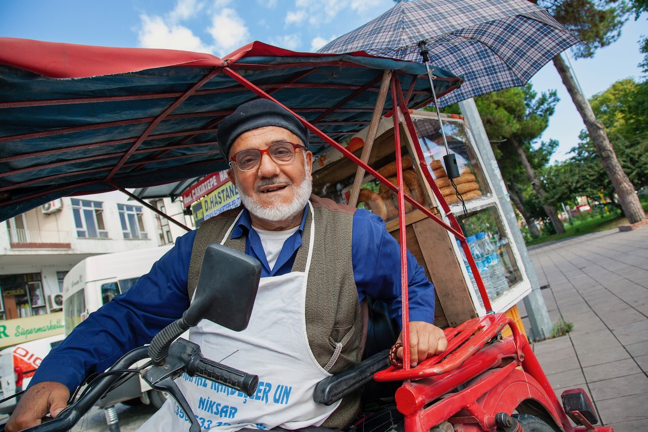 Turkish street vendor