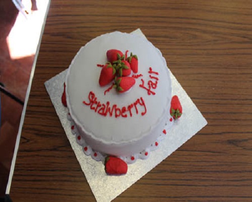 Strawberry Fair Cake